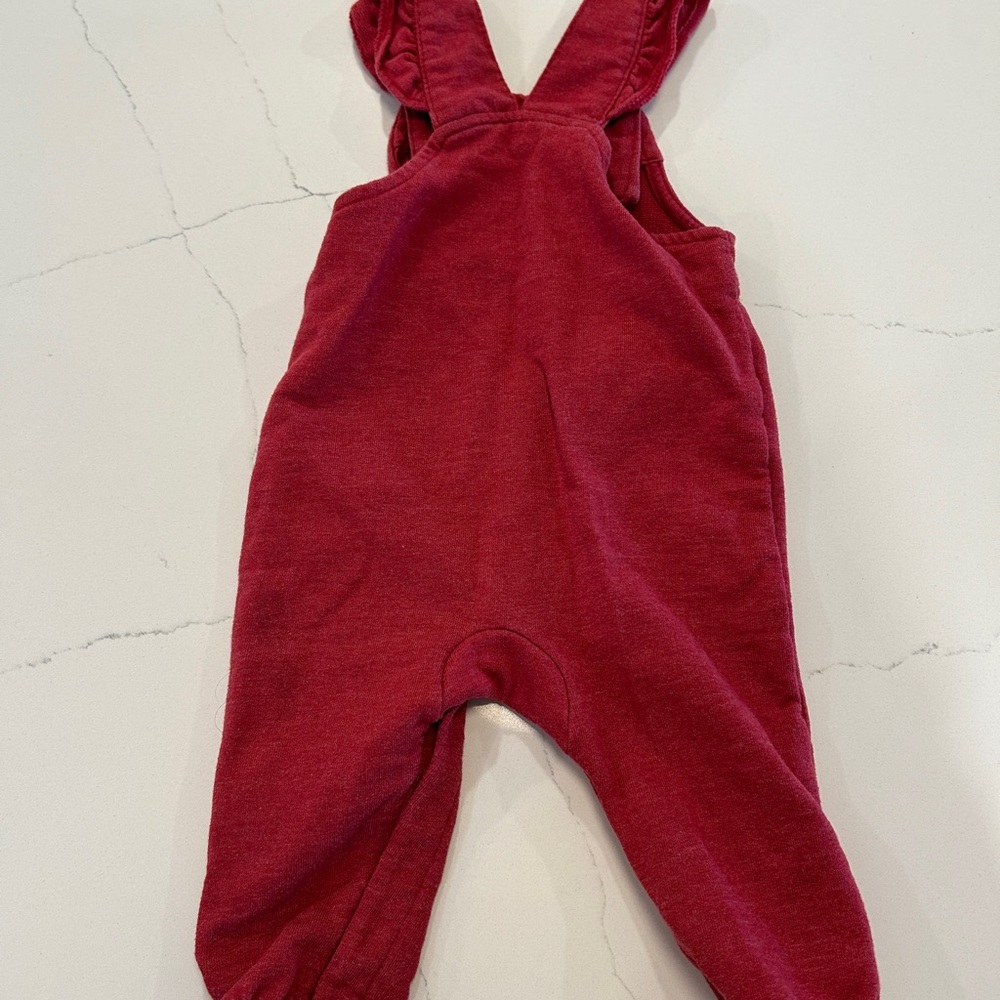 Carter's Red Overalls - Picture 2 of 3